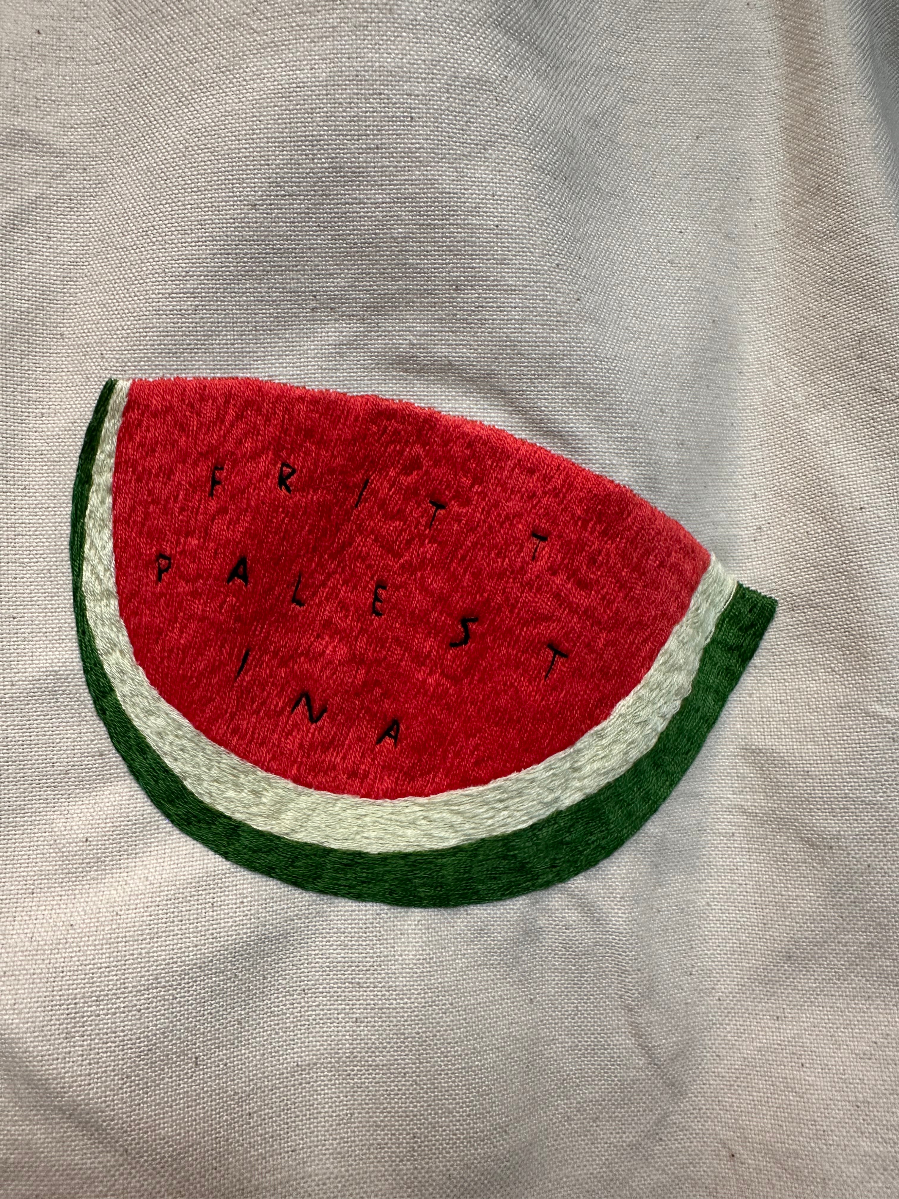 Handlenett med Palestina motiv