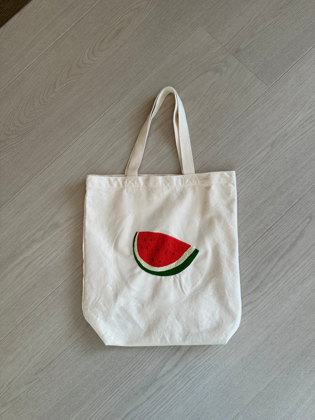 Handlenett med Palestina motiv