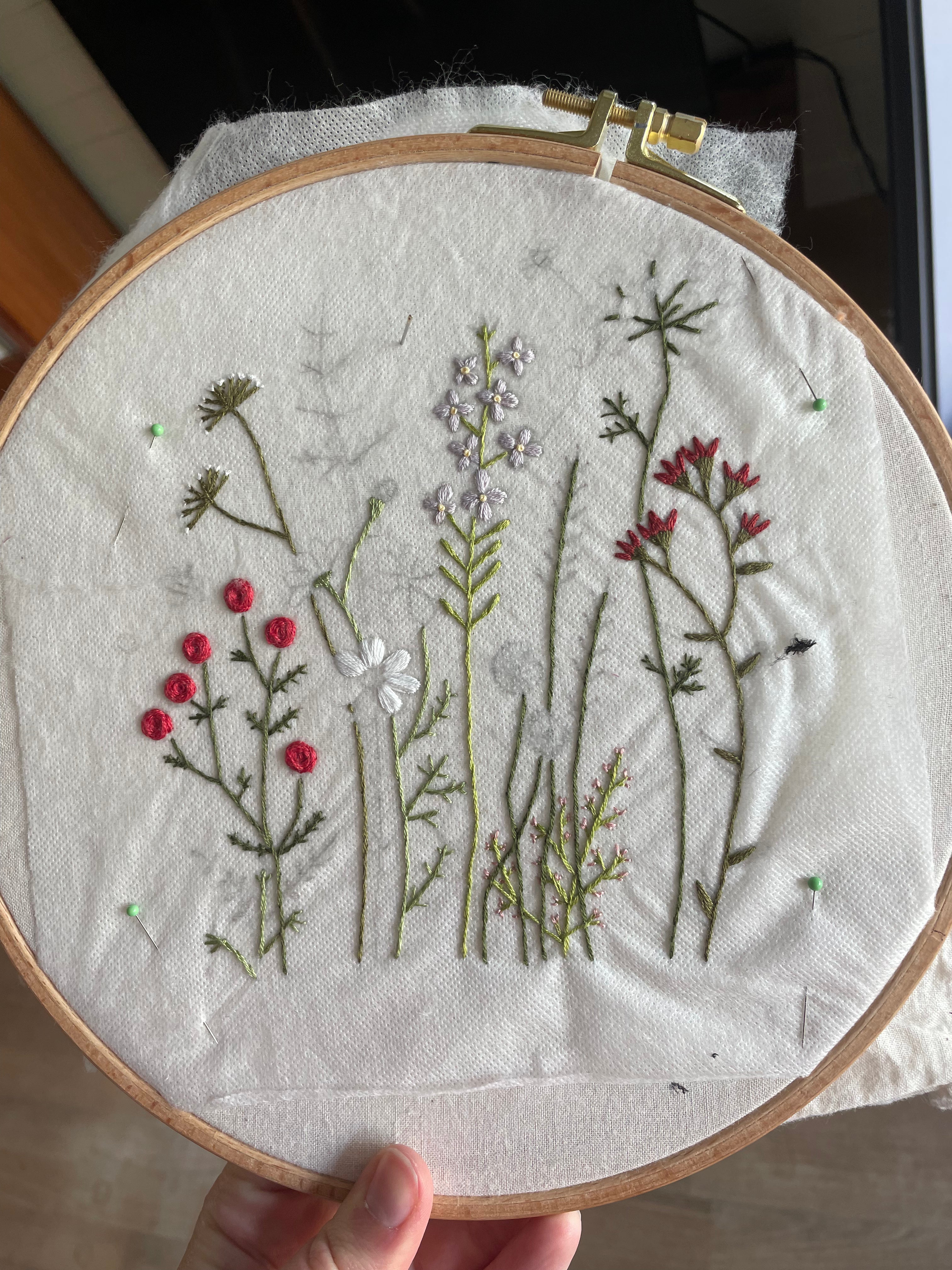 Handlenett med (valgfritt) broderi