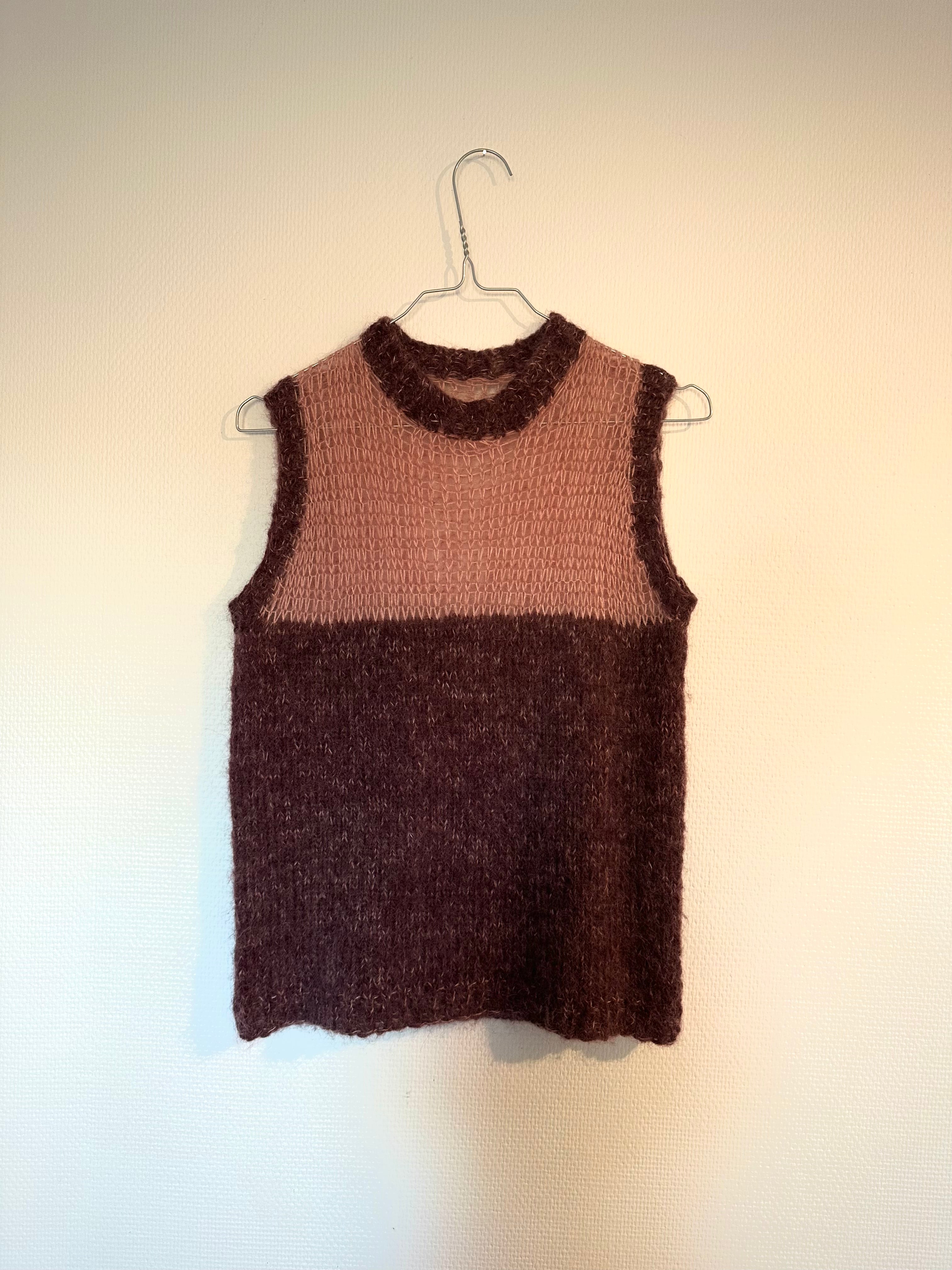 Strikket vest